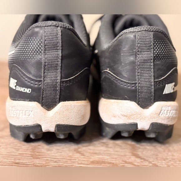 Nike Cleats Youth Size 3.5Y / Nike Diamond FastFlex Baseball Cleats - Picture 7 of 9